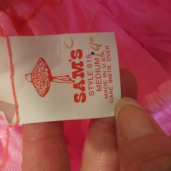Sam's petticoat, pettiskirt, tutu, crinoline child sz med, pink and black - Picture 4 of 7